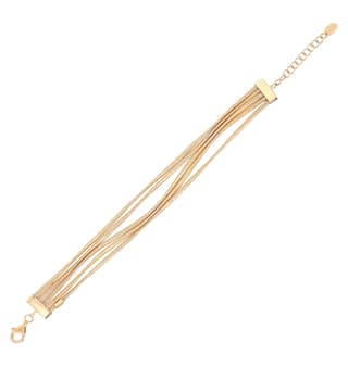 Pesavento DNA 18K Polished Yellow Vermeil Bangle Bracelet
