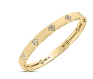 Roberto Coin Diamond Bangle Bracelet