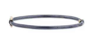 Lika Behar Collection 24K Satin Yellow Gold Bangle Bracelet