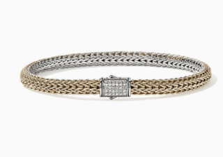 John Hardy Diamond 14K Polished Two-Tone Gold Chain Bracelet