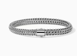 John Hardy Polished Silver Sterling Silver Chain Bracelet