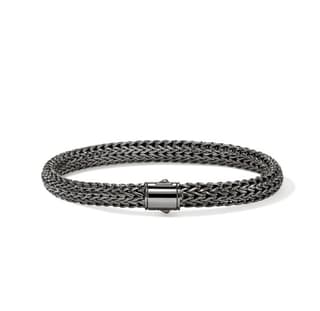 John Hardy Polished Black Rhodium Chain Bracelet