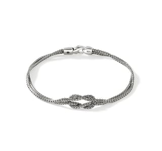 John Hardy Polished Silver Sterling Silver Chain Bracelet