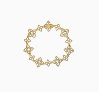 Roberto Coin Princess Flower 18K Polished Yellow Gold Chain Bracelet