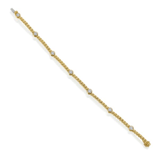 Gumuchian Diamond 18K Polished Yellow Gold Bangle Bracelet