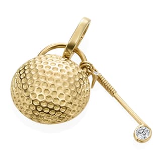 Gumuchian Diamond 18K Polished Yellow Gold Symbol Charm