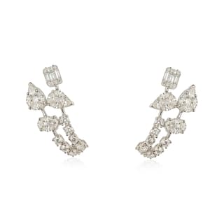 ZYDO ITALY Diamond in 18K White Gold Post Earrings
