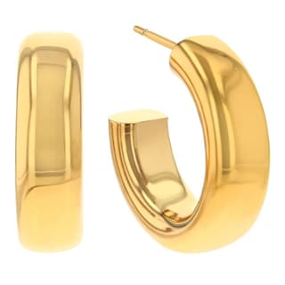 Pesavento Elegance in 18K Polished Yellow Vermeil Hoop Earrings