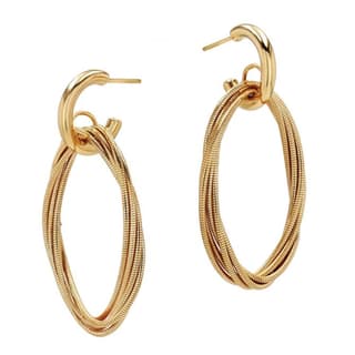 Pesavento in 18K Polished Yellow Vermeil Drop Earrings