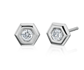 Gumuchian Diamond in 18K Polished White Gold Post Earrings