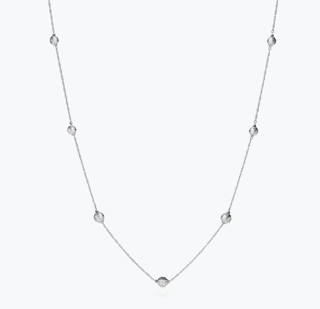 Platinum Born 850PTK Diamond Cut Platinum Chain Necklace