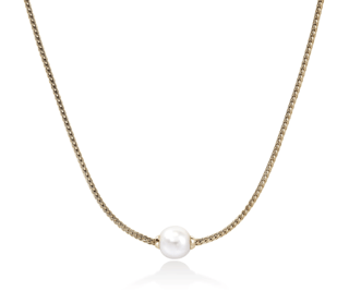 John Hardy Freshwater Pearl 14K Yellow Gold Chain Necklace