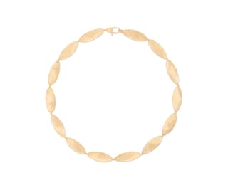 Marco Bicego Lunaria 18K Engraved Yellow Gold Chain Necklace