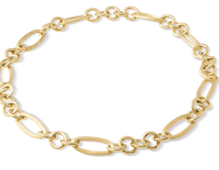 Marco Bicego Jaipur 18K Engraved Yellow Gold Chain Necklace