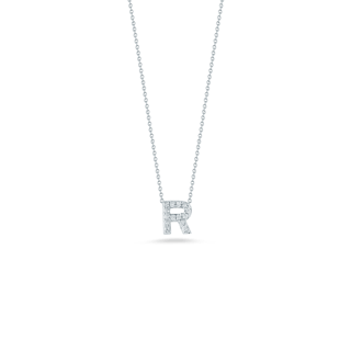 Roberto Coin Love Letter Diamond Pendant Necklace