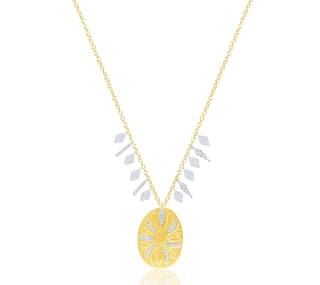 MEIRA T Diamond 14K Polished Yellow Gold Pendant Necklace