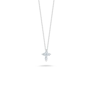 Roberto Coin Tiny Treasures Diamond Pendant Necklace