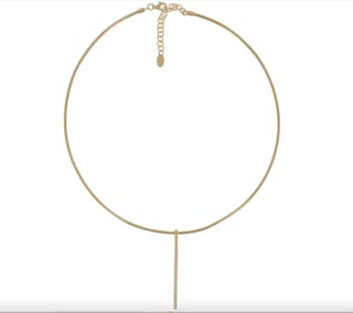 Pesavento Diamond 18K Polished Yellow Vermeil Drop Necklace