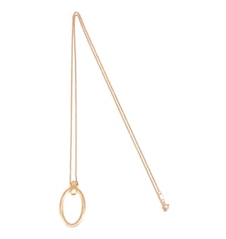 Pesavento Elegance 18K Matte Yellow Vermeil Chain Necklace