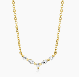 Michael M Diamond 18K Polished White Gold Pendant Necklace