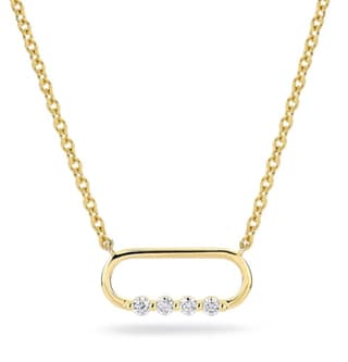 Michael M Diamond 18K Polished Yellow Gold Pendant Necklace