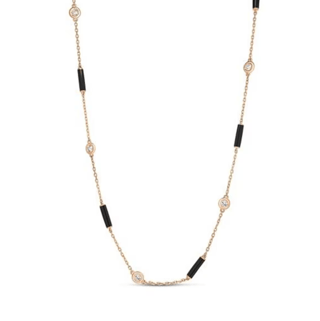 Roberto Coin Diamanti Diamond 18K Polished Yellow Gold Chain Necklace