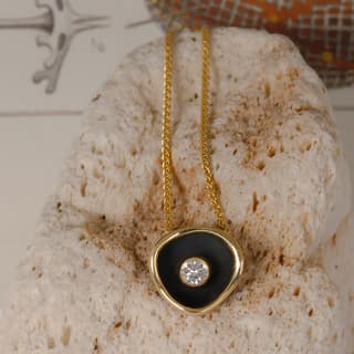 Sarah Graham Diamond 18K Polished Yellow Gold Pendant Necklace