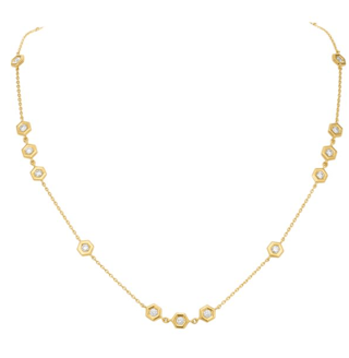 Gumuchian Diamond 18K Polished Yellow Gold Pendant Necklace
