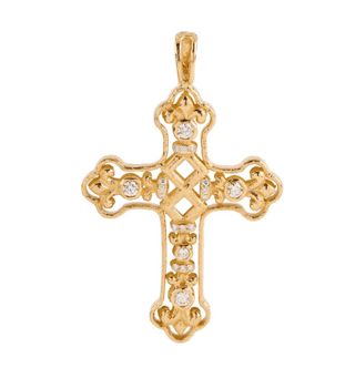 Katy Briscoe Diamond Cross Pendant