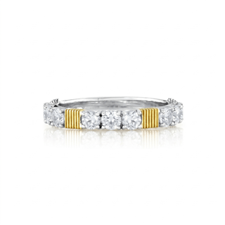 Sloane Street Topaz Silver Sterling Silver Band Ring