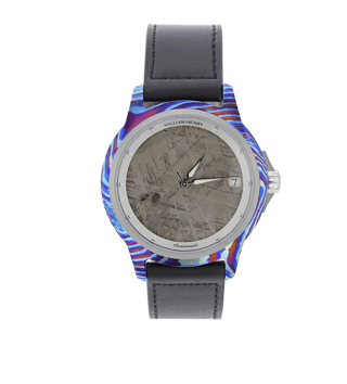 William Henry, LLC Meteorite Titanium Watch