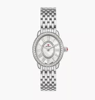 Michele Watches Serein Diamond Stainless Steel Watch