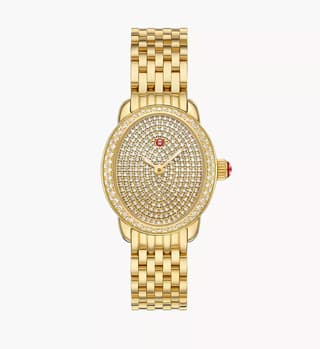 Michele Watches Serein Diamond Stainless Steel Watch