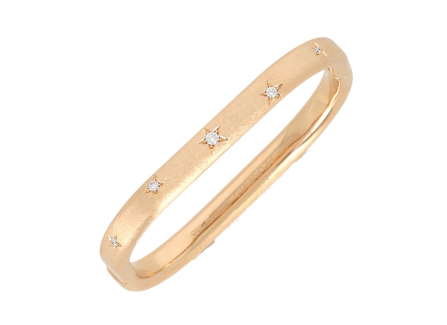 Pesavento Diamond 18K Polished Yellow Vermeil Bangle Bracelet