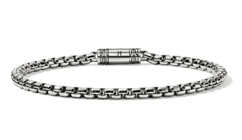John Hardy Classic Chain Silver Sterling Silver Chain Bracelet