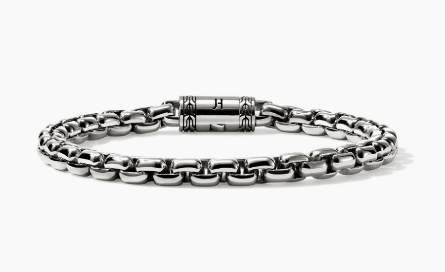 John Hardy Classic Chain Silver Sterling Silver Chain Bracelet