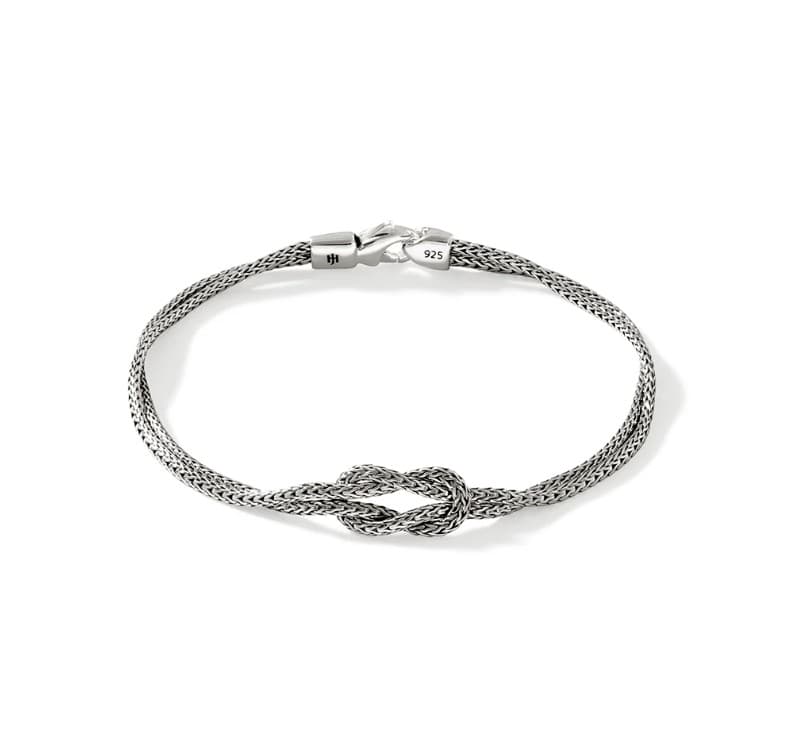 John Hardy Polished Silver Sterling Silver Chain Bracelet