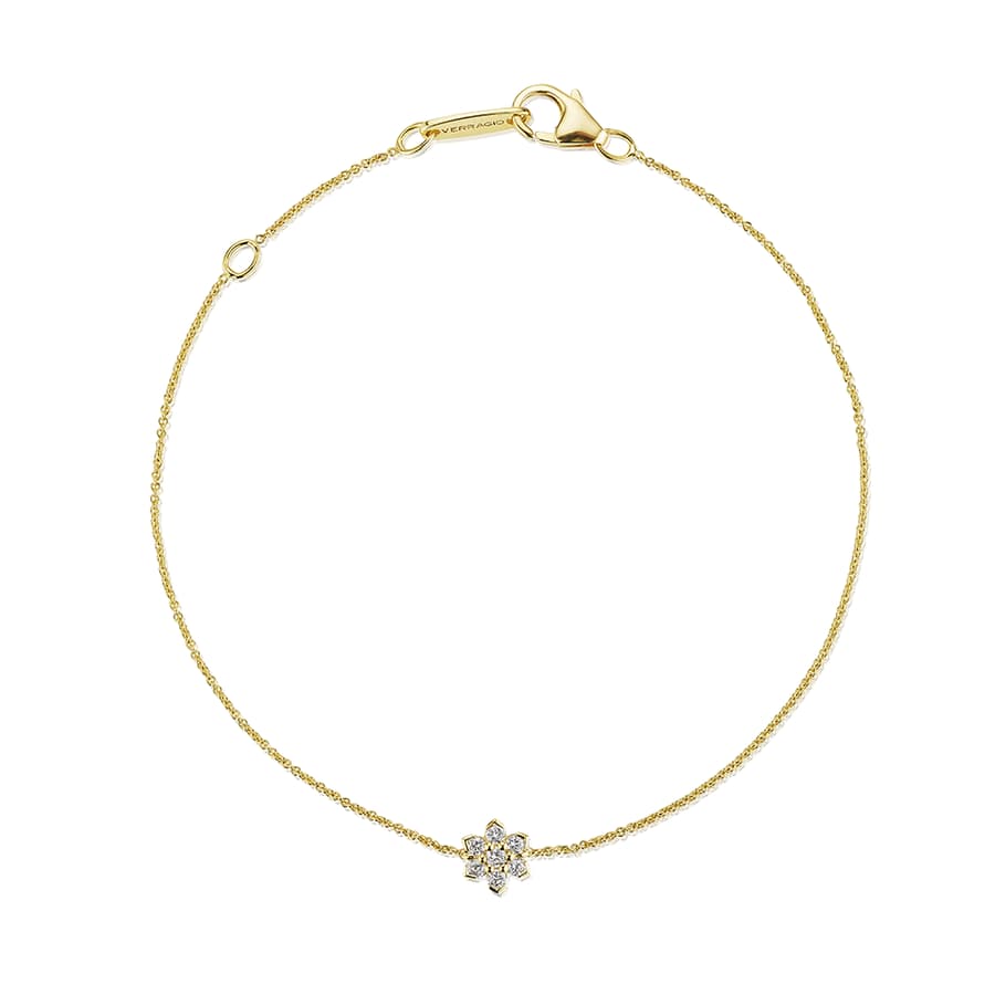Verragio Diamond 18K Polished Yellow Gold Chain Bracelet