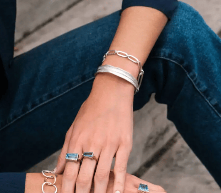 Lika Behar Collection Matte Silver Sterling Silver Cuff Bracelet