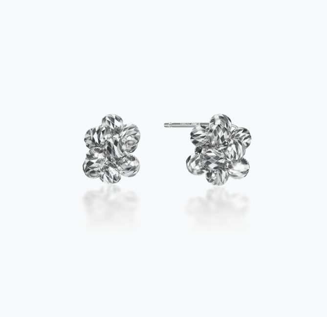 Platinum Born Limitless in 900PTK Diamond Cut Platinum Post Earrings