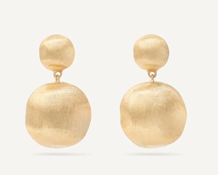 Marco Bicego Africa in 18K Engraved Yellow Gold Dangle Earrings