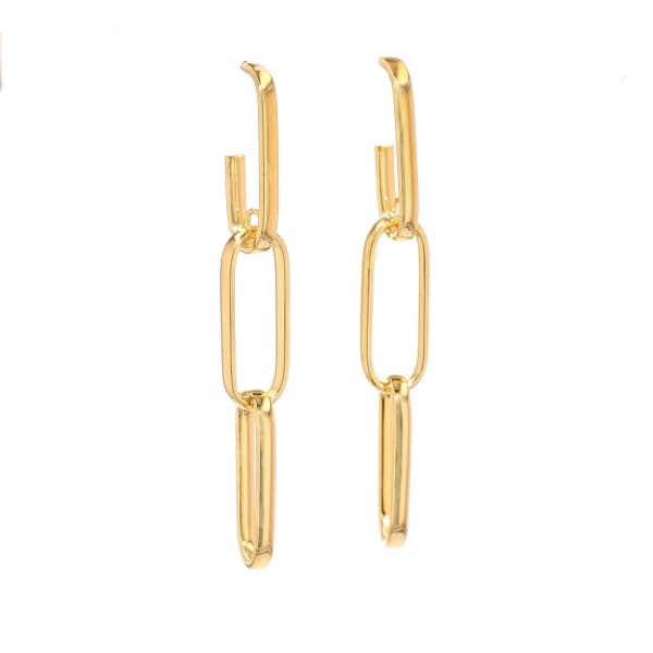 Pesavento in 18K Polished Yellow Vermeil Drop Earrings