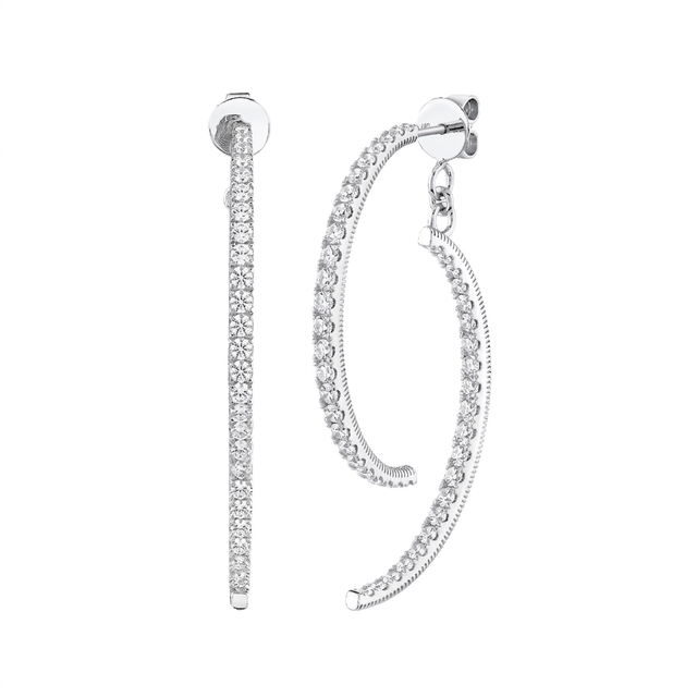 Sloane Street Topaz Silver Sterling Silver Drop Earrings
