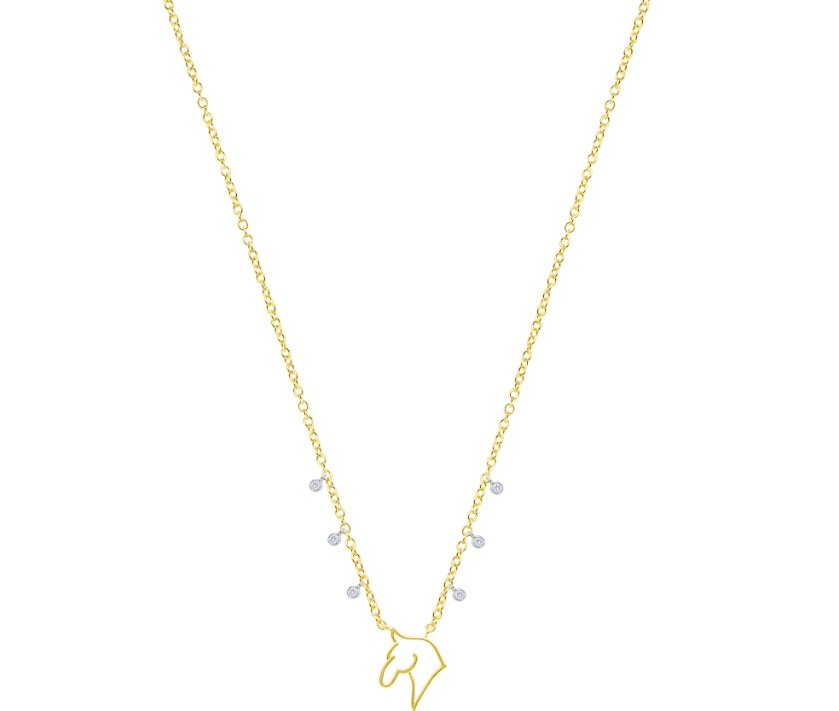 MEIRA T Diamond 14K Yellow Gold Pendant Necklace