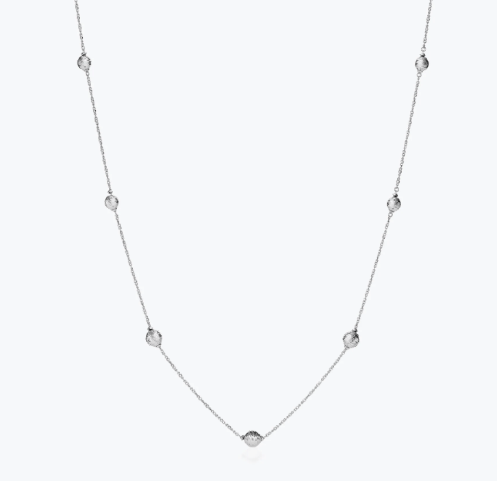 Platinum Born 850PTK Diamond Cut Platinum Chain Necklace