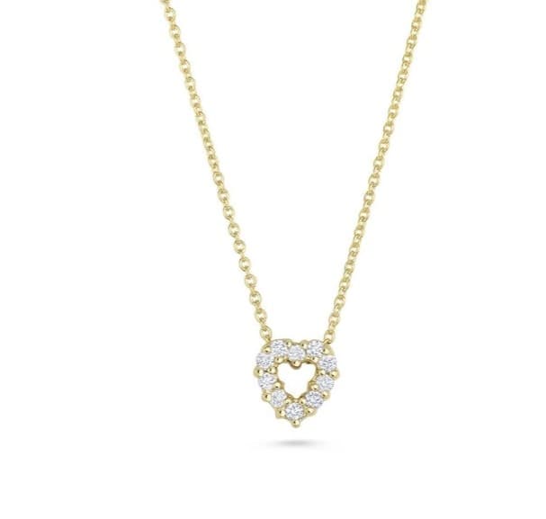Roberto Coin Tiny Treasures Diamond Pendant Necklace