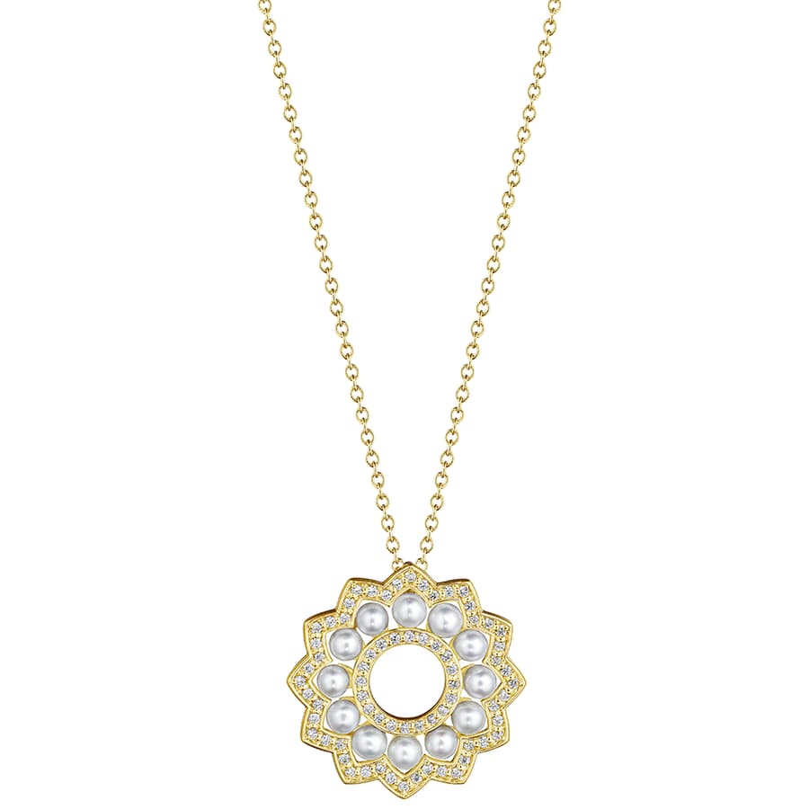 Verragio Pearl 18K Polished Yellow Gold Pendant Necklace