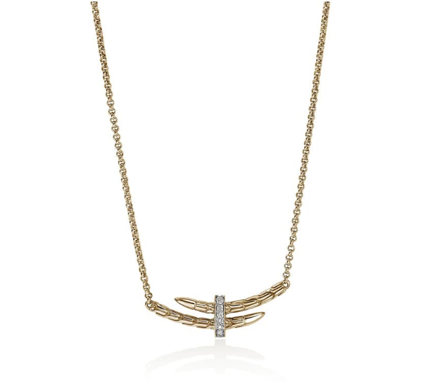 John Hardy Diamond 14K Polished Yellow Gold Chain Necklace