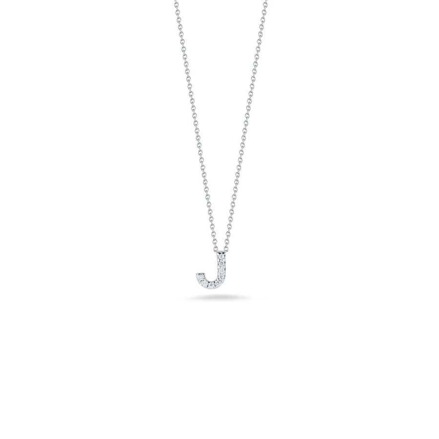 Roberto Coin Love Letter Diamond Pendant Necklace