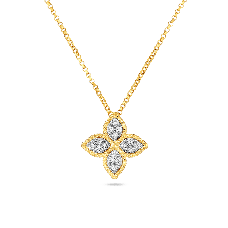 Roberto Coin Princess Flower Necklace